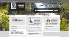 Desktop Screenshot of comunitavalledisole.tn.it